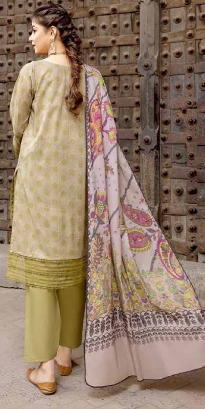 JOHRA Gold Swiss Embroidered Voil Collection