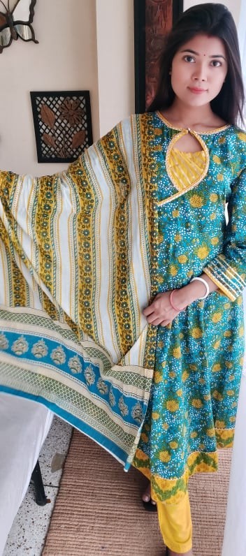 Indian Joypuri Anarkoli  3 Piece