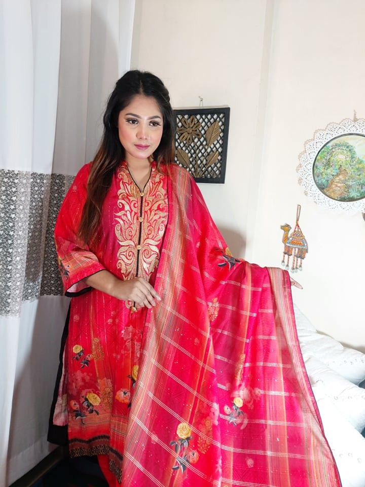 Digital Printed Cotton 3 Pcs