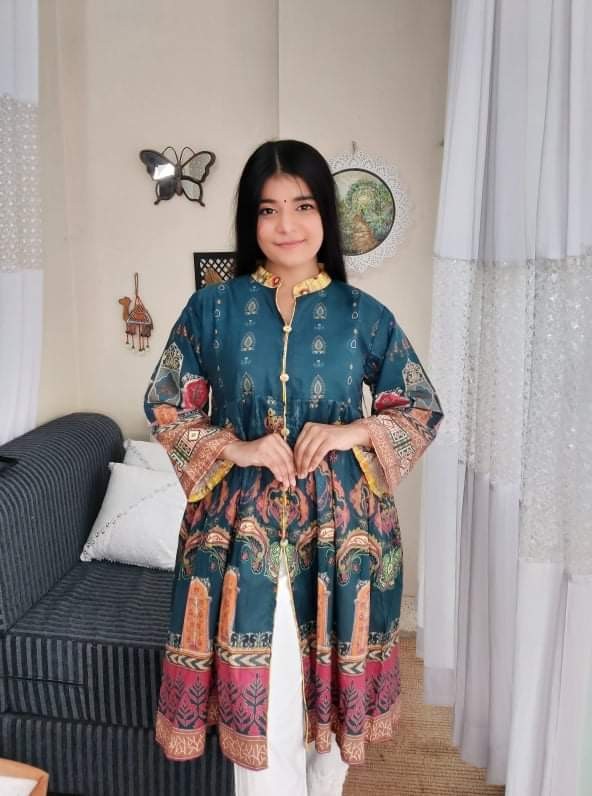 Embroidery Cotton Kurti