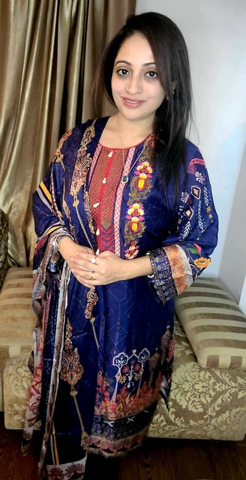 JOHRA Gold Swiss Embroidered Voil Collection