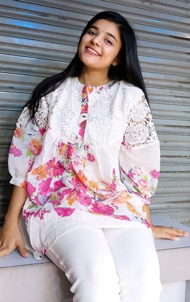 Stylish Embroidered Cotton Kurti