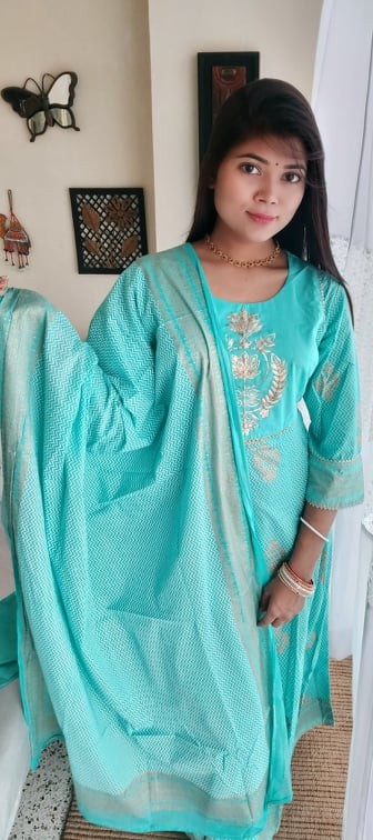 Indian Joypuri Anarkoli  3 Piece