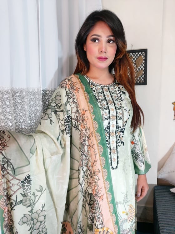 Digital Printed Cotton 3 Pcs