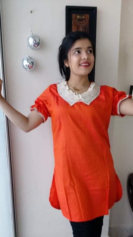 Stylish Embroidered Cotton Kurti